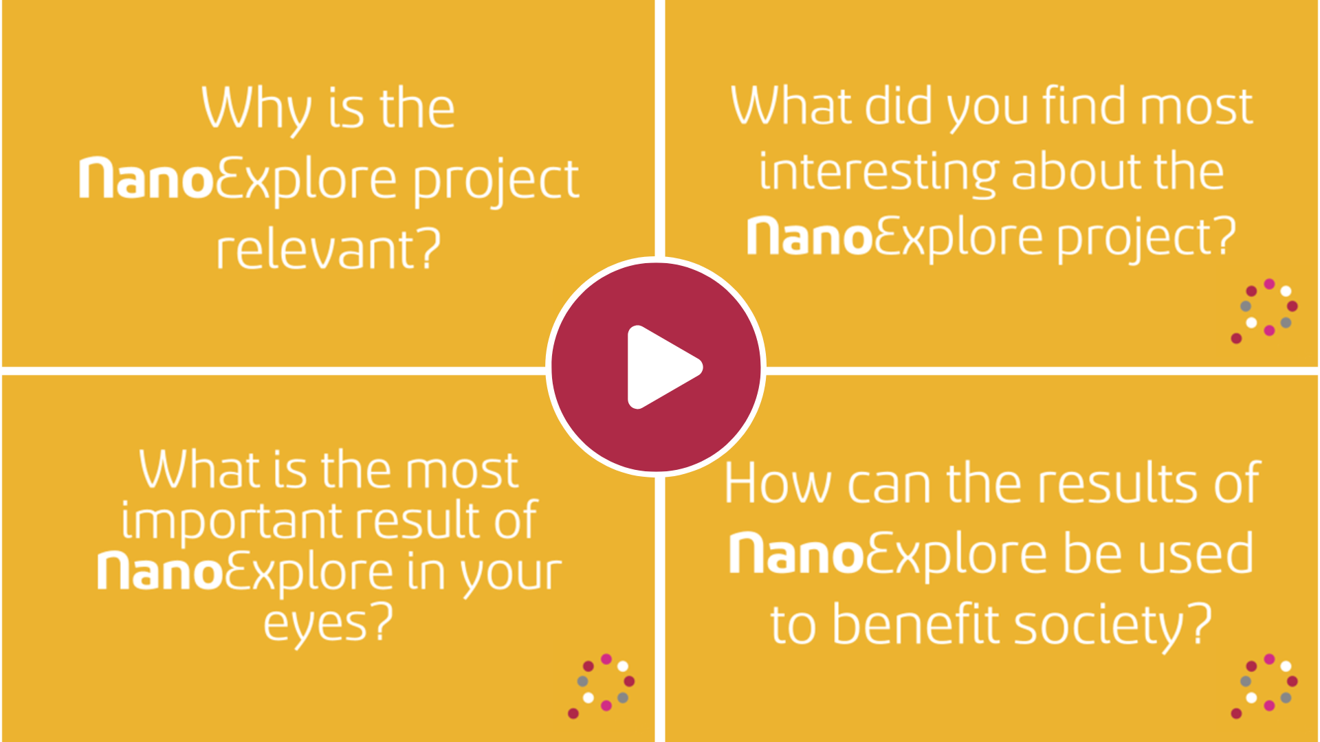 NanoExplore Final Project Video on YouTube